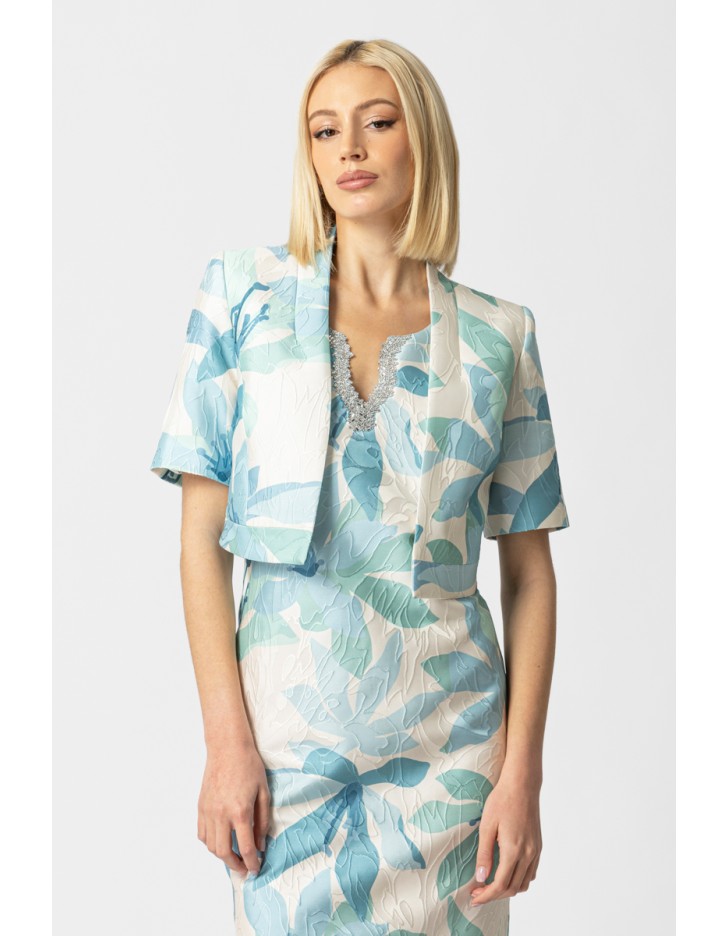 Σακάκι κοντό ζακάρ Angelica