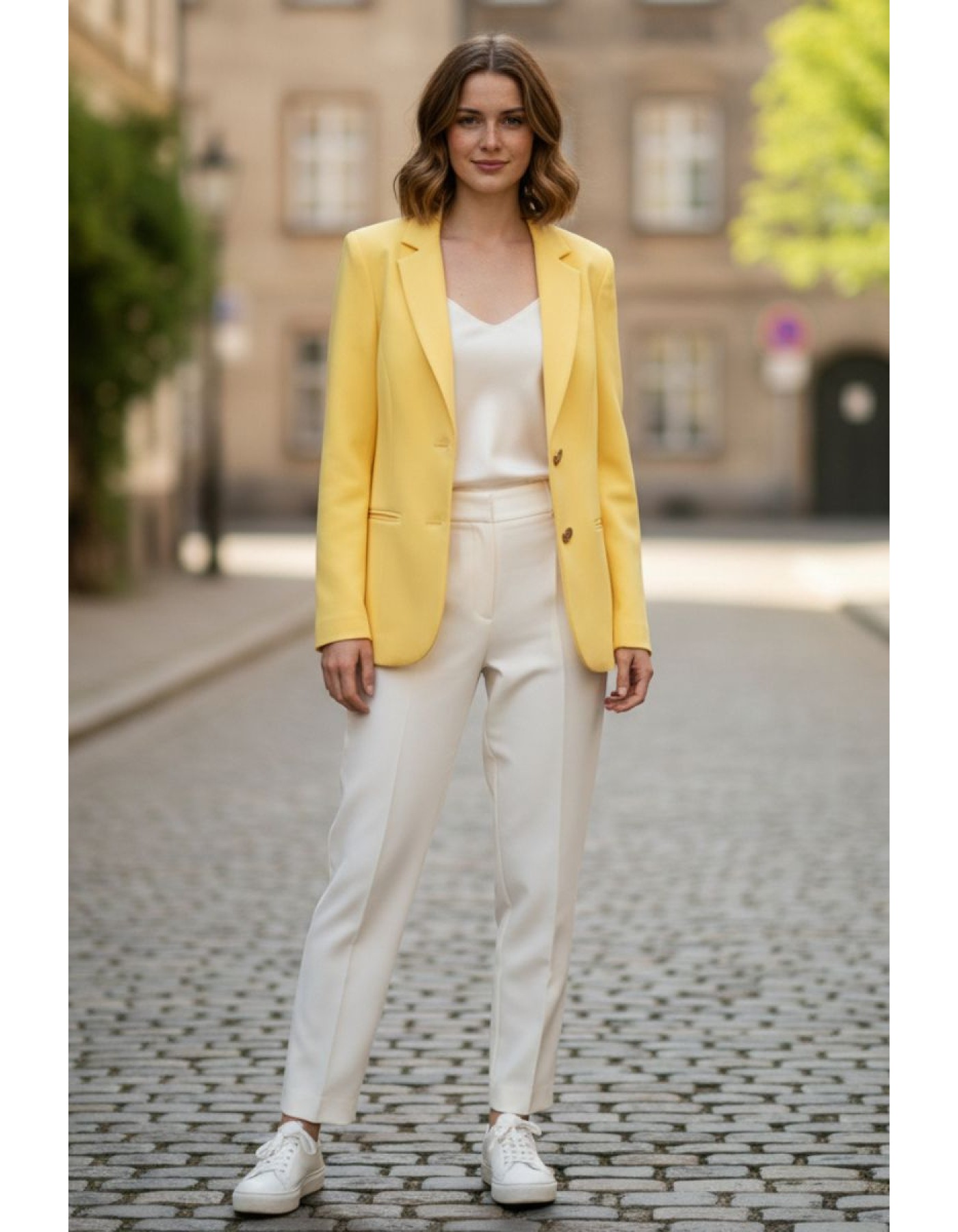 Σακάκι μεσάτο κρεπ_Muffin γιακάς