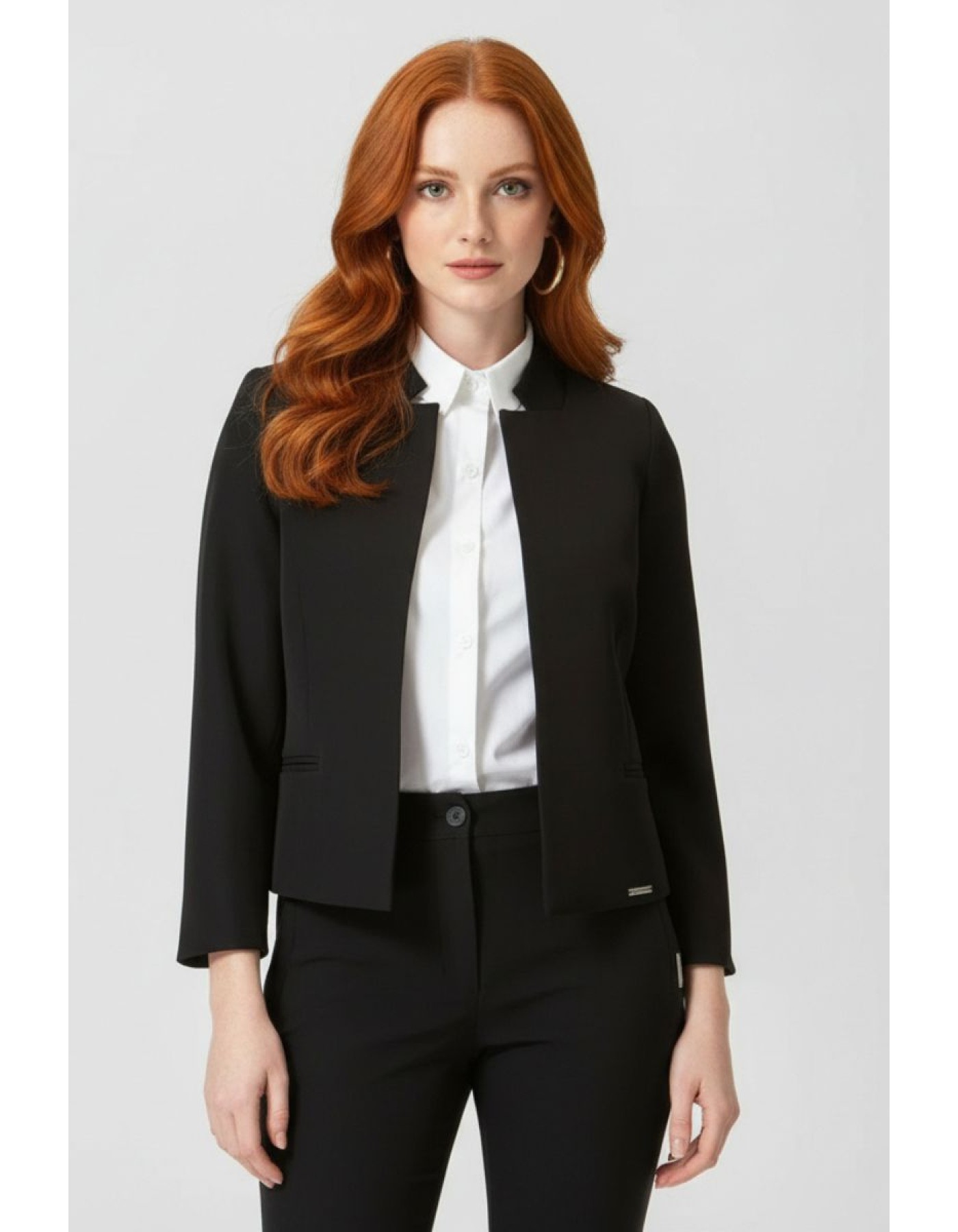 Σακάκι κοντό κρεπ Muffin