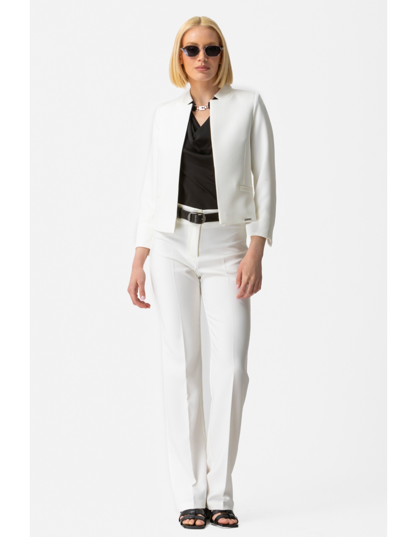 Σακάκι κοντό κρεπ Muffin