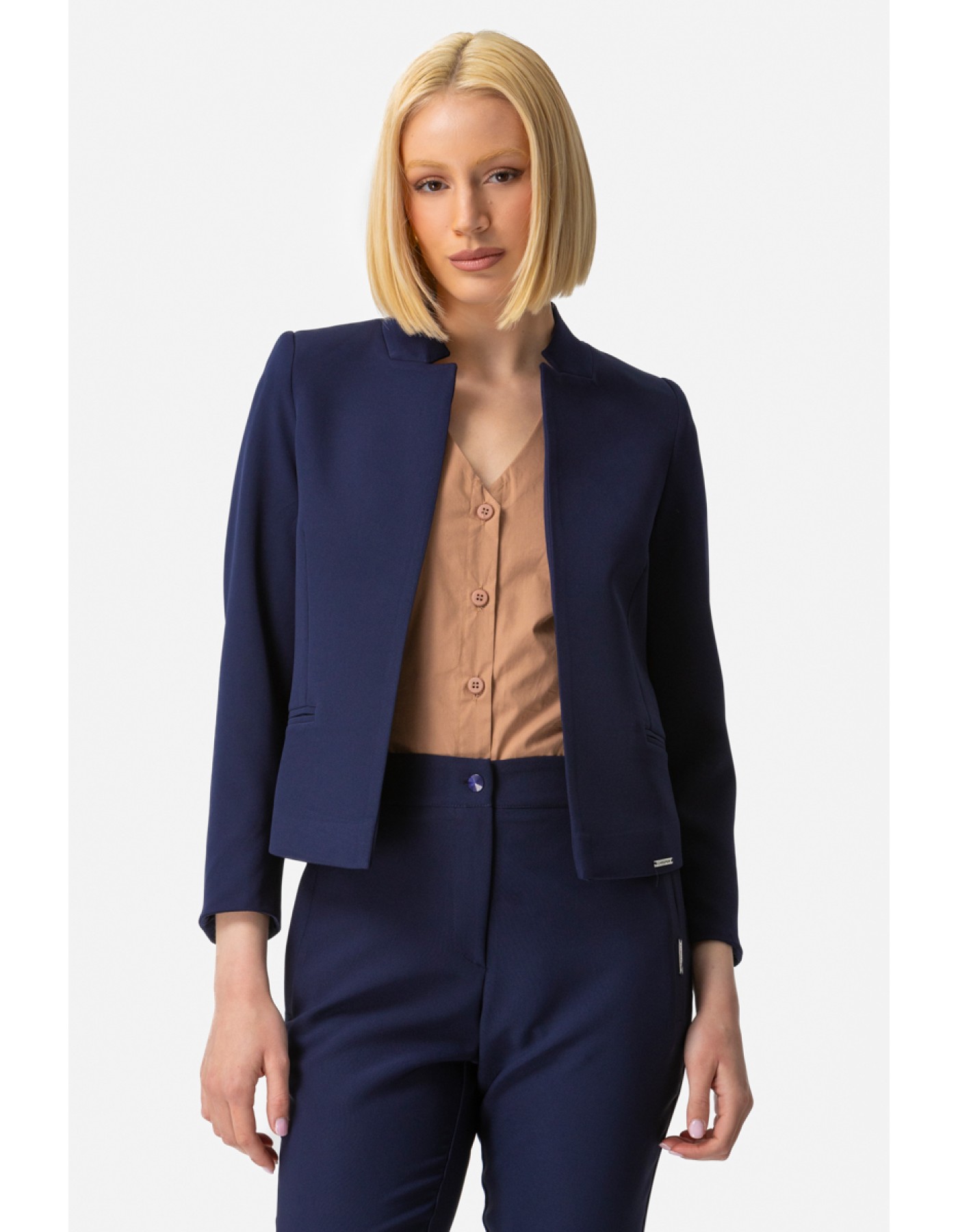 Σακάκι κοντό κρεπ Muffin