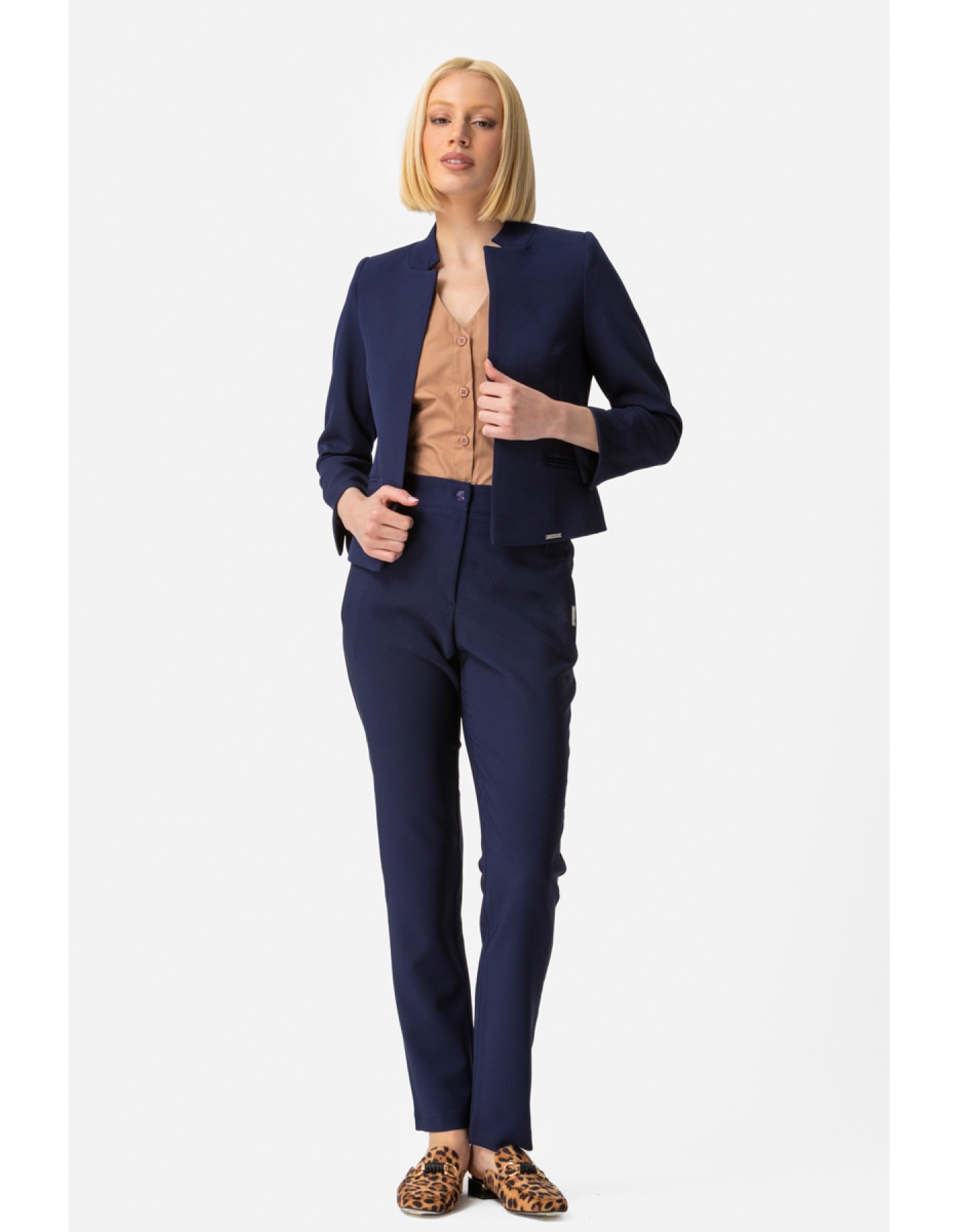 Σακάκι κοντό κρεπ Muffin