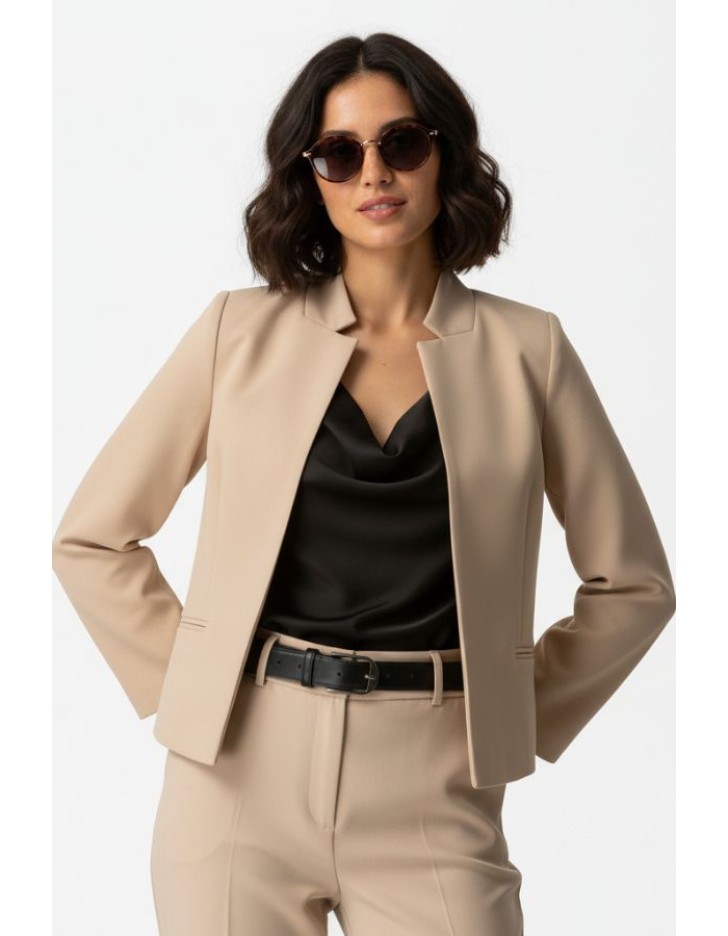 Σακάκι κοντό κρεπ Muffin