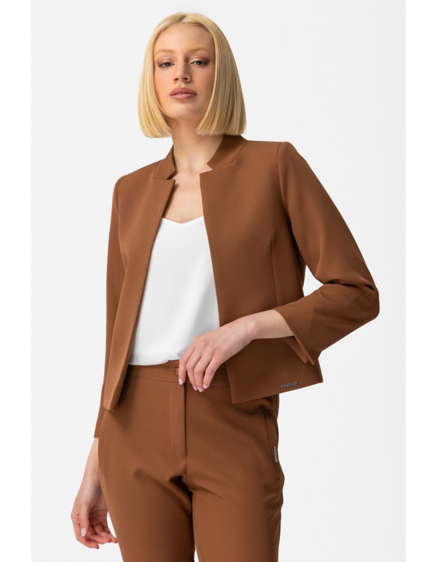 Σακάκι κοντό κρεπ Muffin