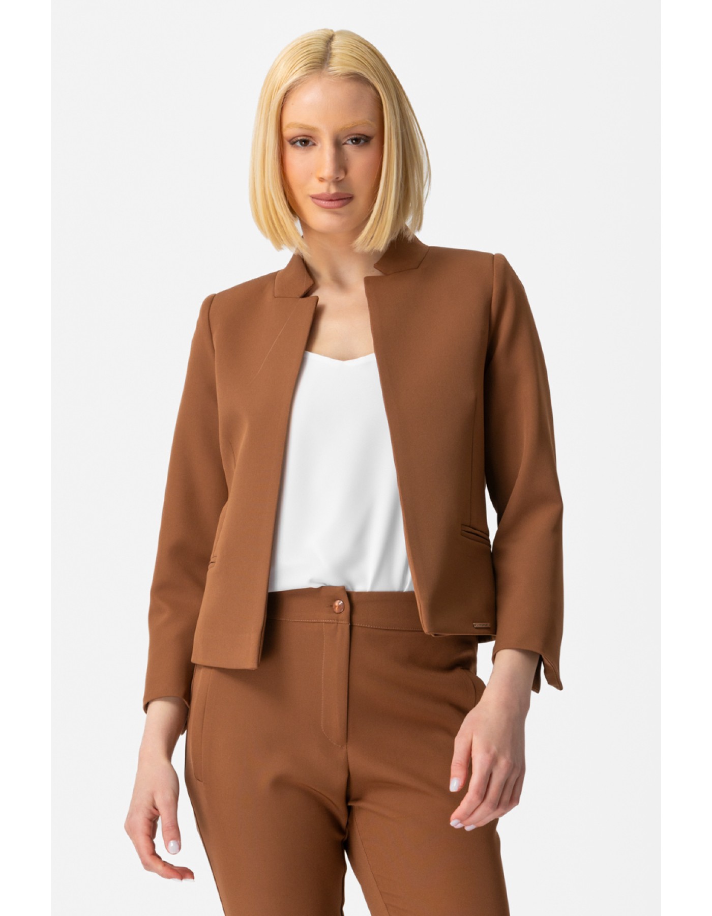 Σακάκι κοντό κρεπ Muffin