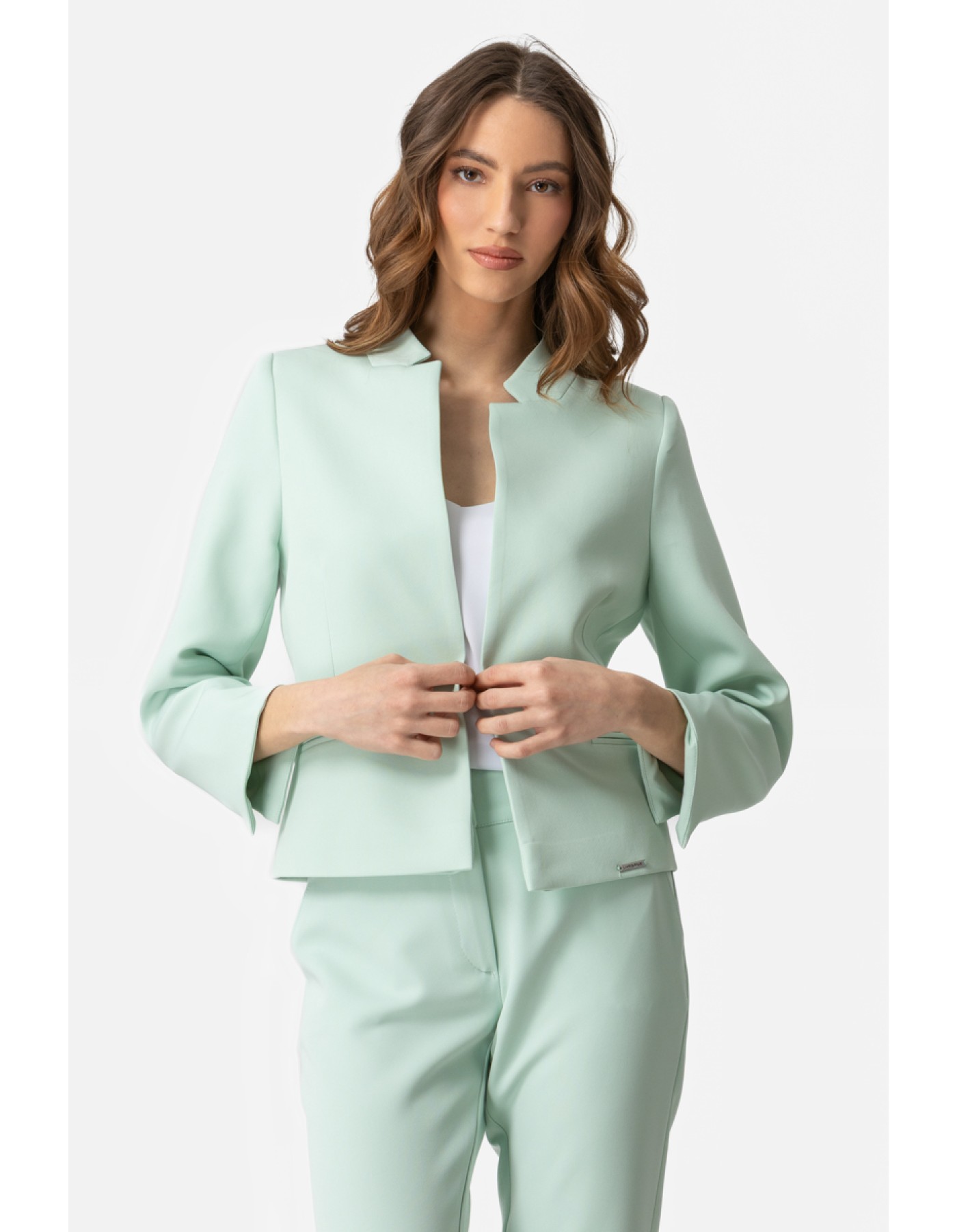 Σακάκι κοντό κρεπ Muffin