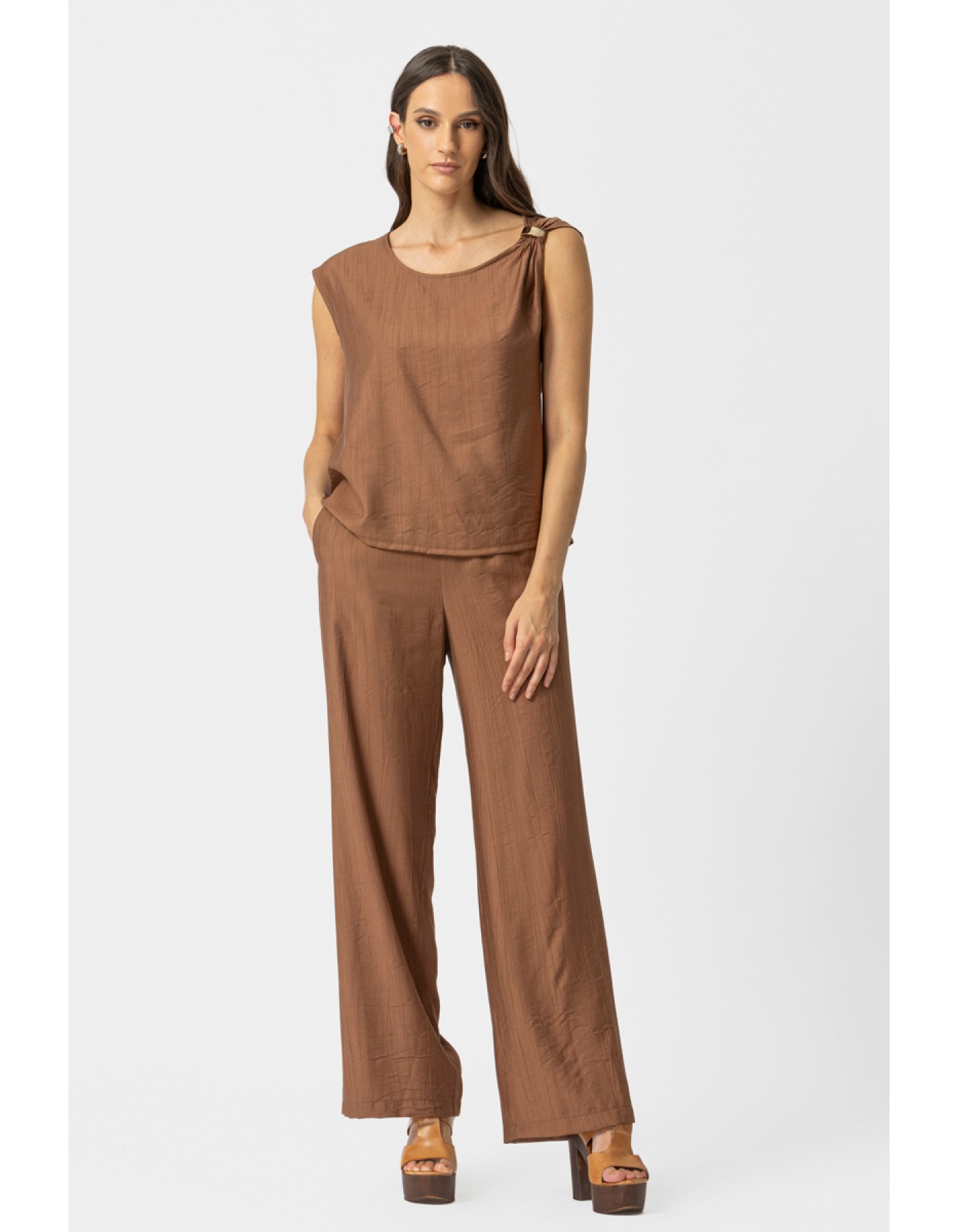 Παντελόνι eco-Palma τσαλακωτό