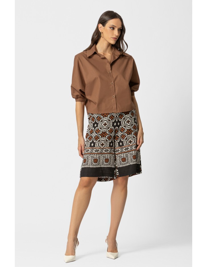 Βερμούδα λινάρι Jade