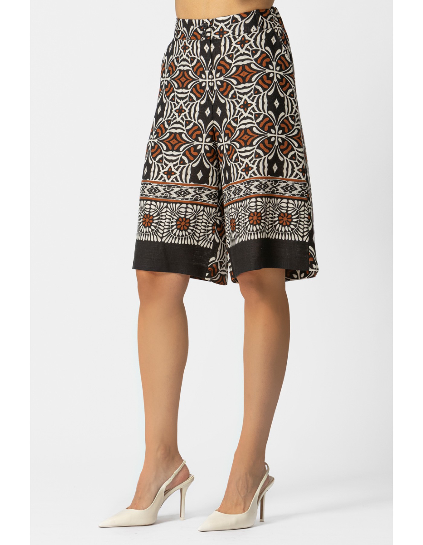 Βερμούδα λινάρι Jade