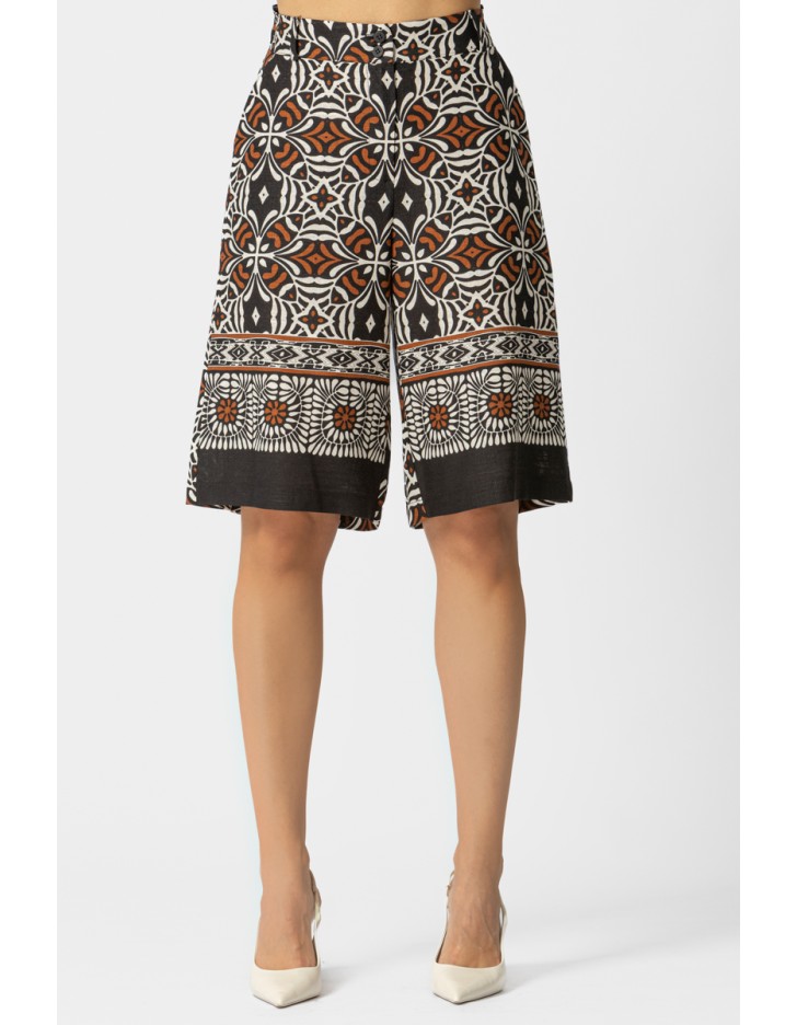 Βερμούδα λινάρι Jade