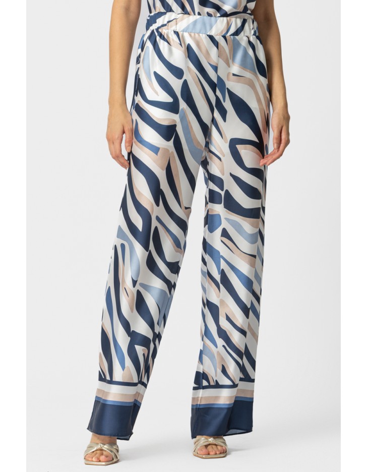 Παντελόνα σατέν λάστιχο Jasmin