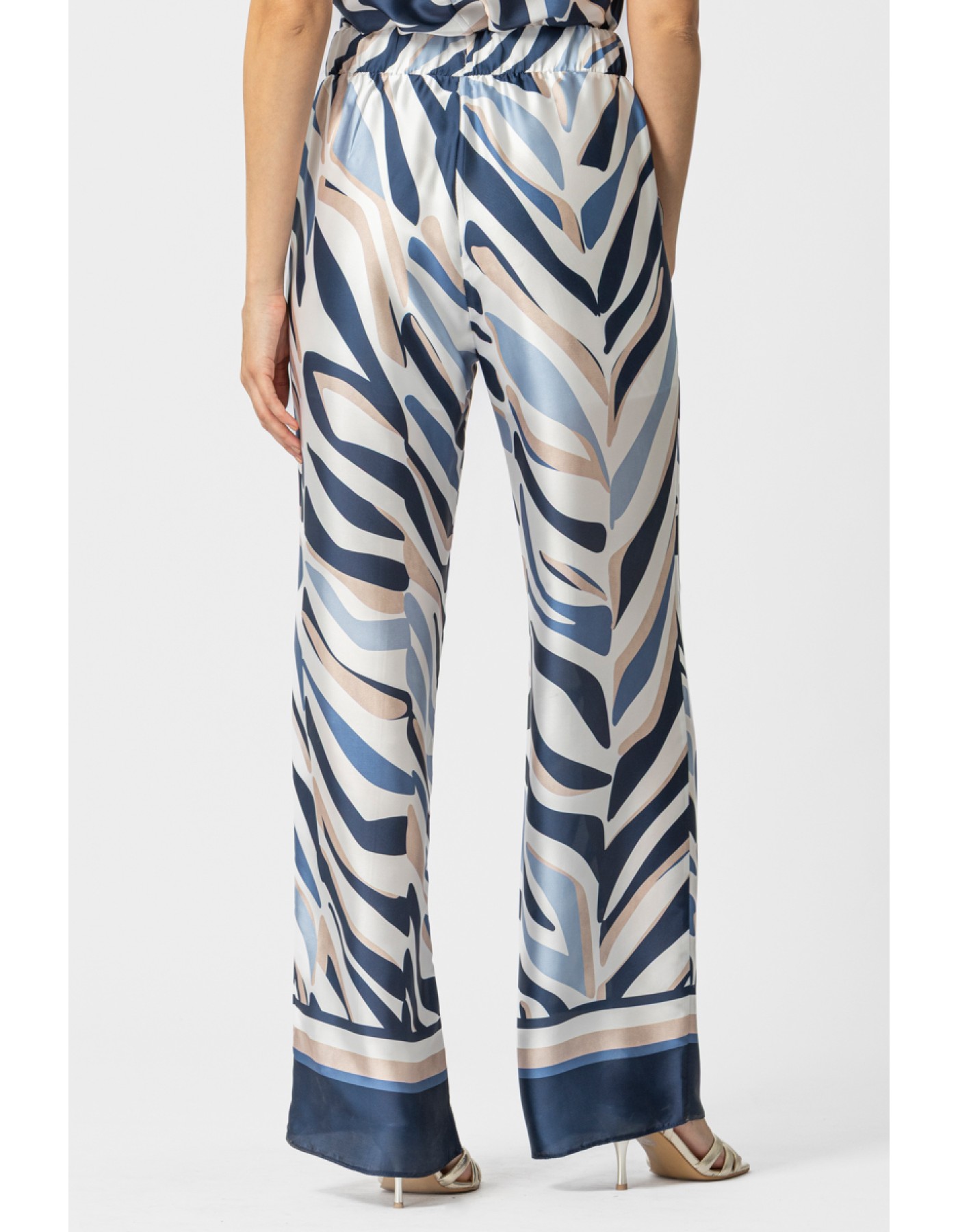 Παντελόνα σατέν λάστιχο Jasmin