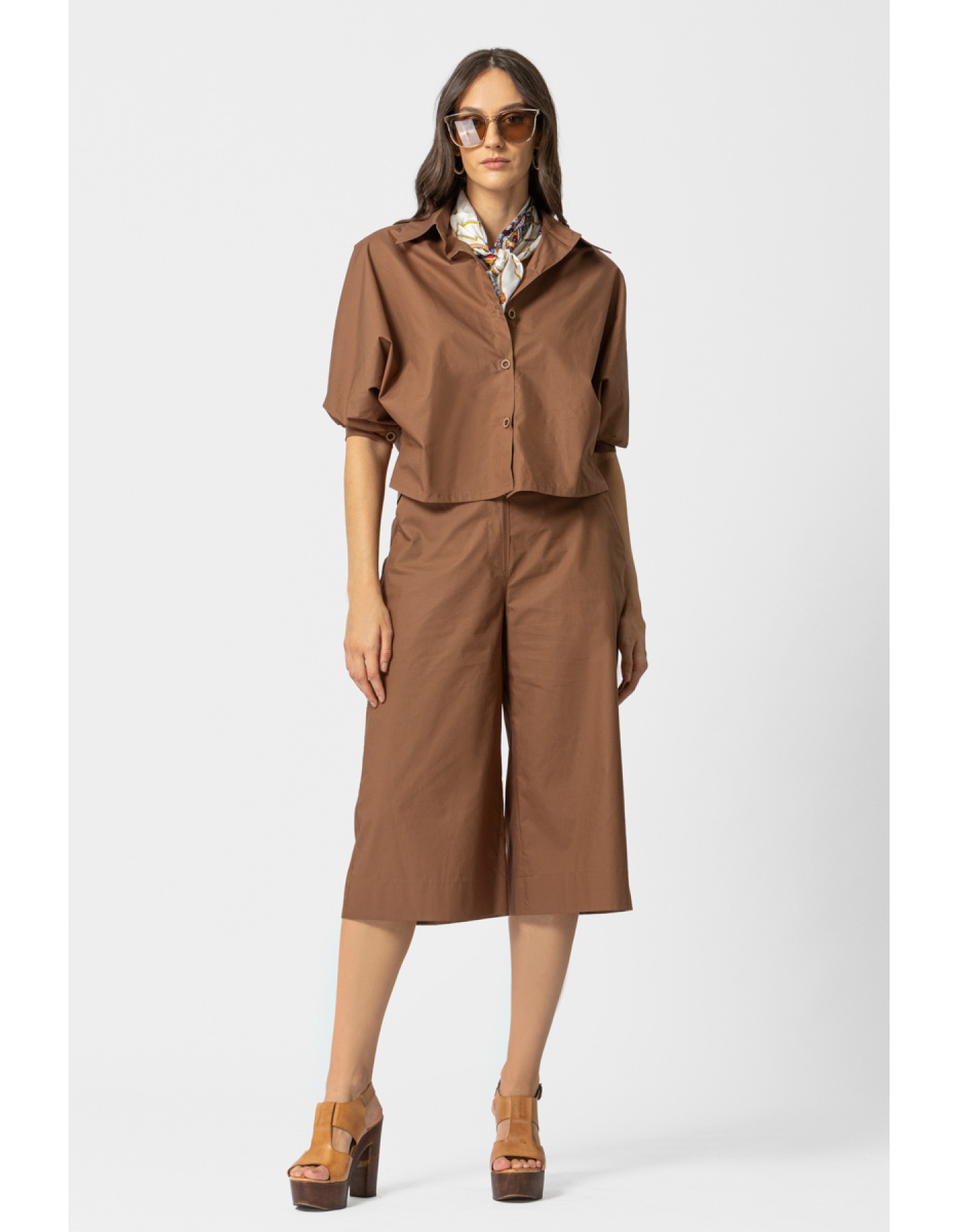 Παντελόνα ποπλίνα λάστιχο Tracy