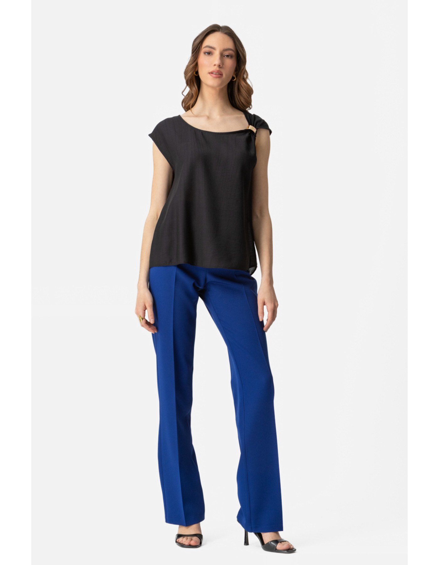 Παντελόνι κρεπ τσάκιση Muffin