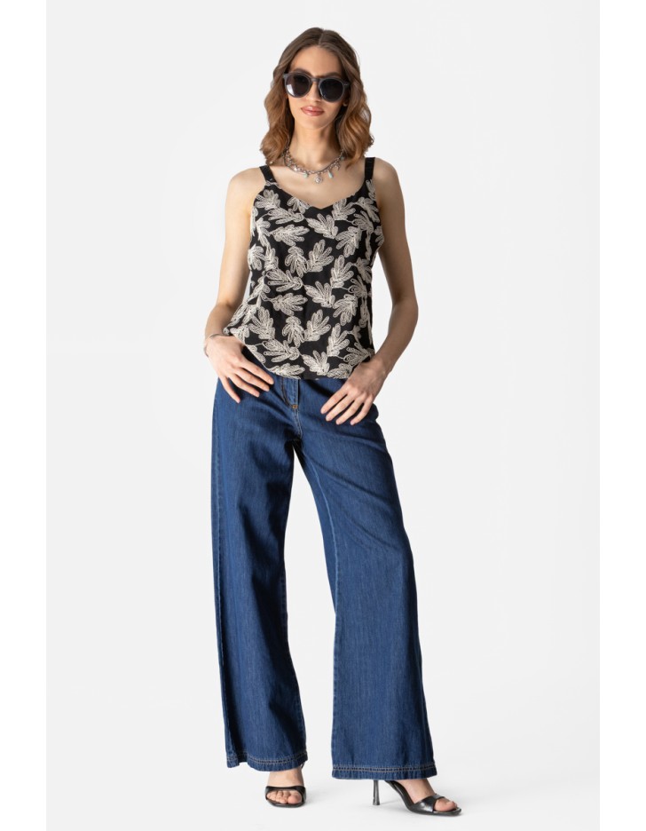 Παντελόνι jean πεντάτσεπο Denim