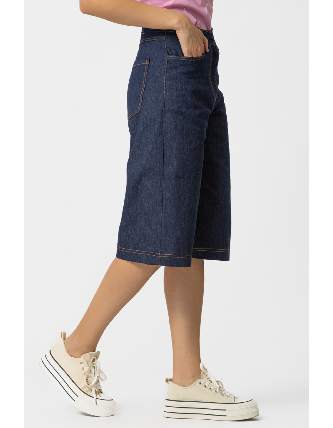 Βερμούδα Jean βαμβακερή