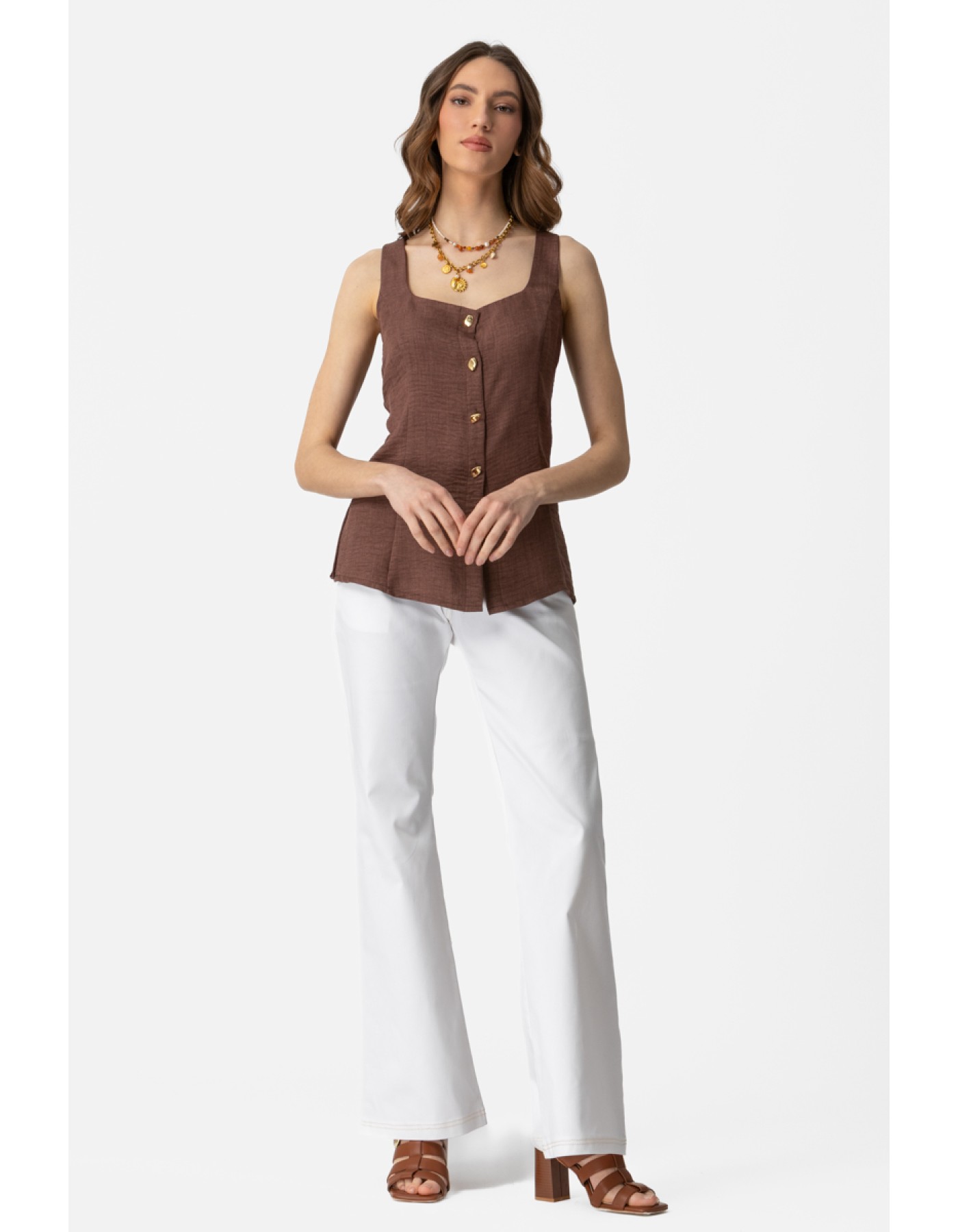 Παντελόνι πεντάτσεπο Jean Cotton