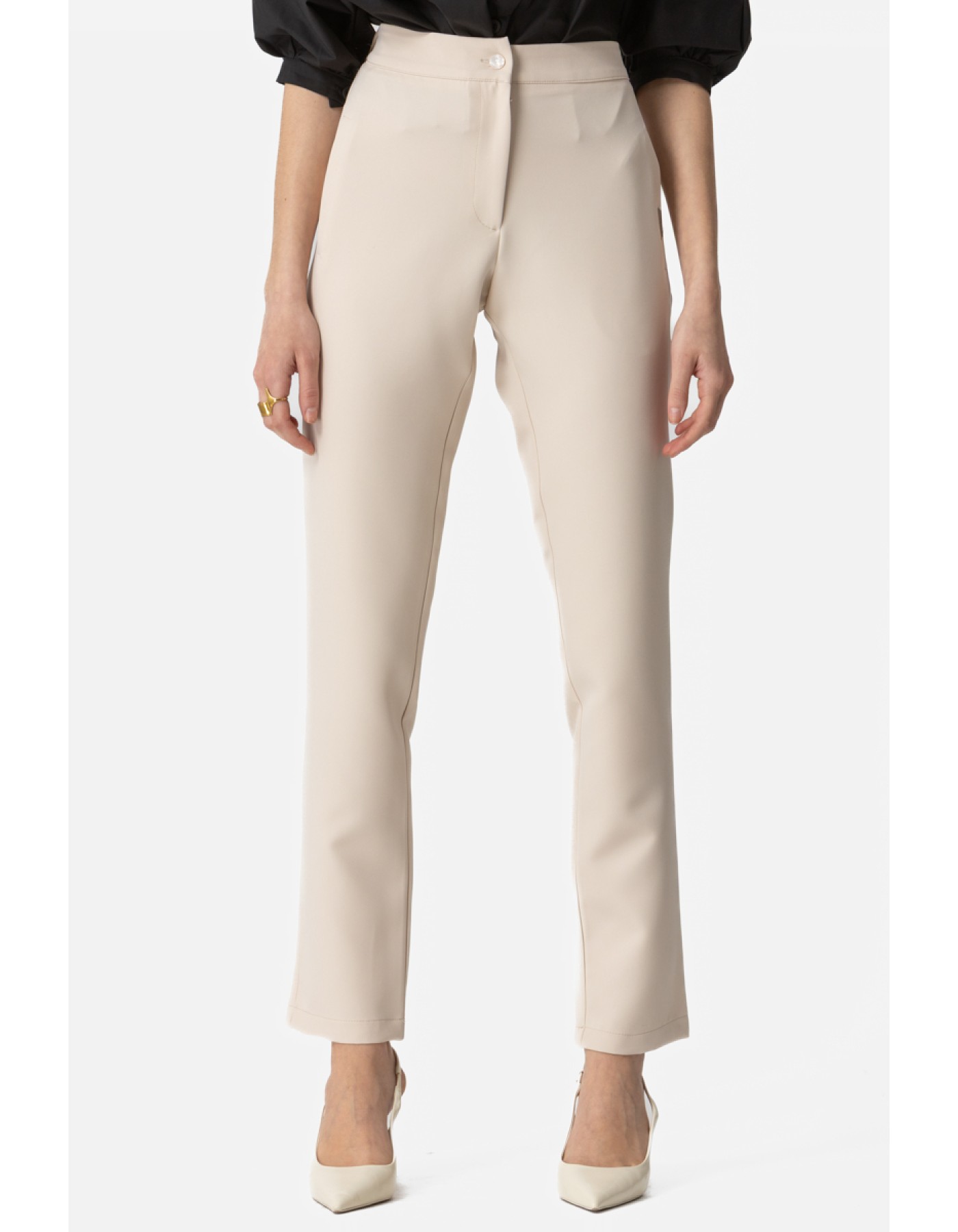 Παντελόνι κρεπ Muffin με λάστιχο