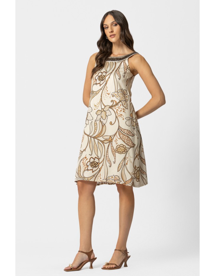 Φόρεμα σατέν Viscose Foxy