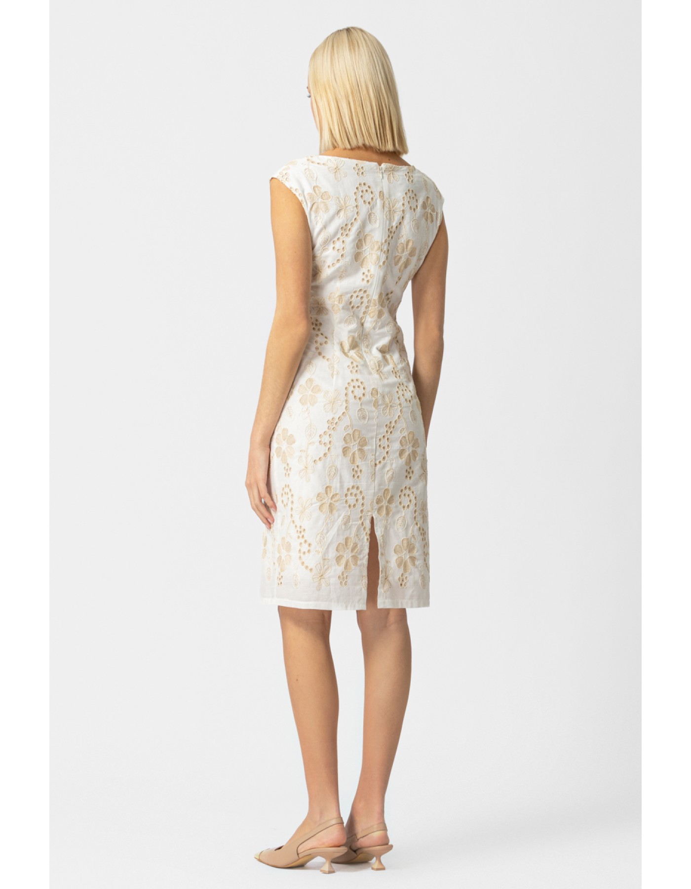 Φόρεμα Broderie τόκα