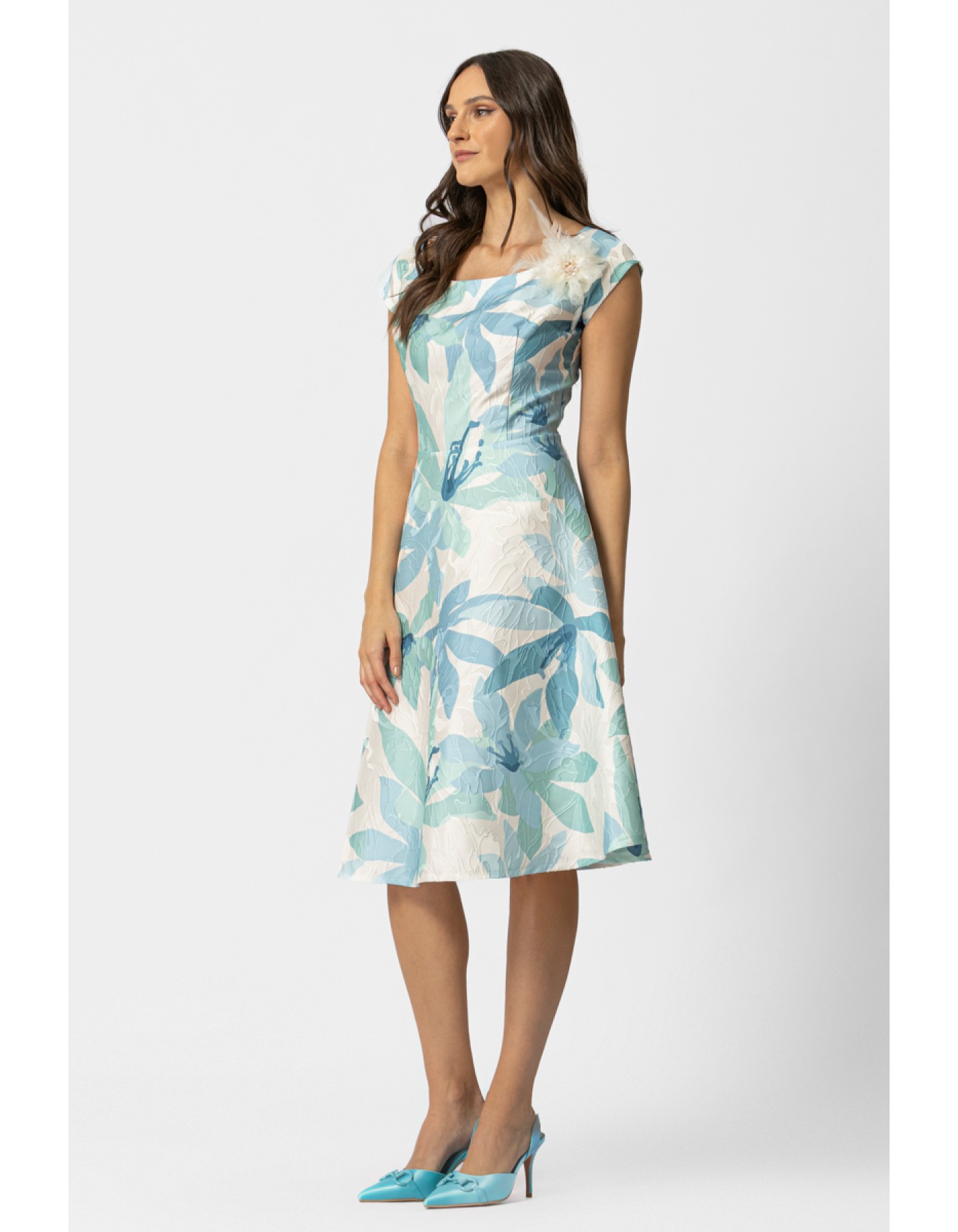 Φόρεμα μπροκάρ Sandy