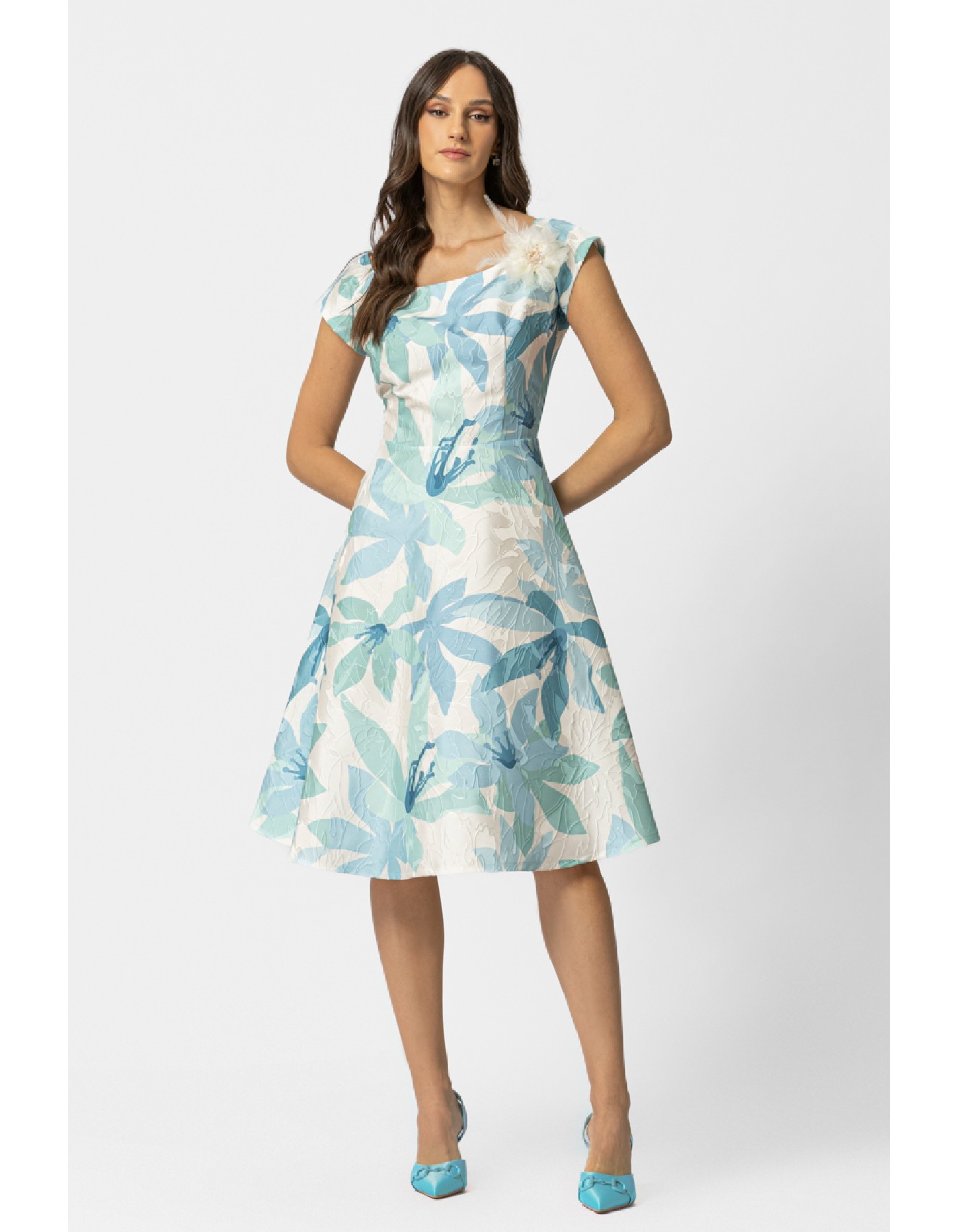 Φόρεμα μπροκάρ Sandy