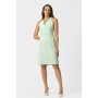 Φόρεμα αμάνικο κρεπ_Muffin