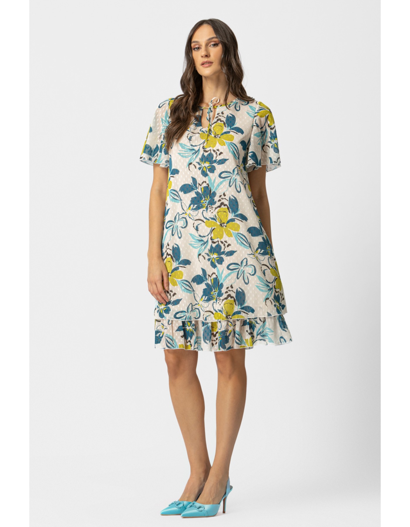 Φόρεμα διαφάνεια ζακάρ Linda