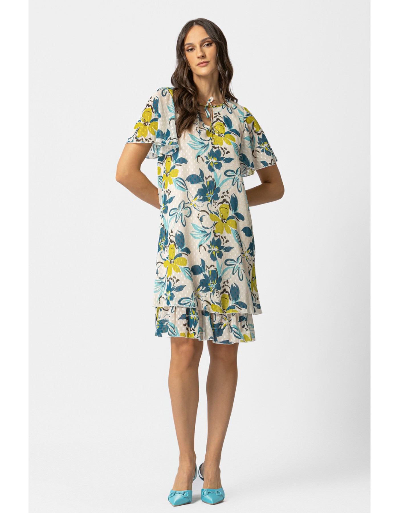 Φόρεμα διαφάνεια ζακάρ Linda