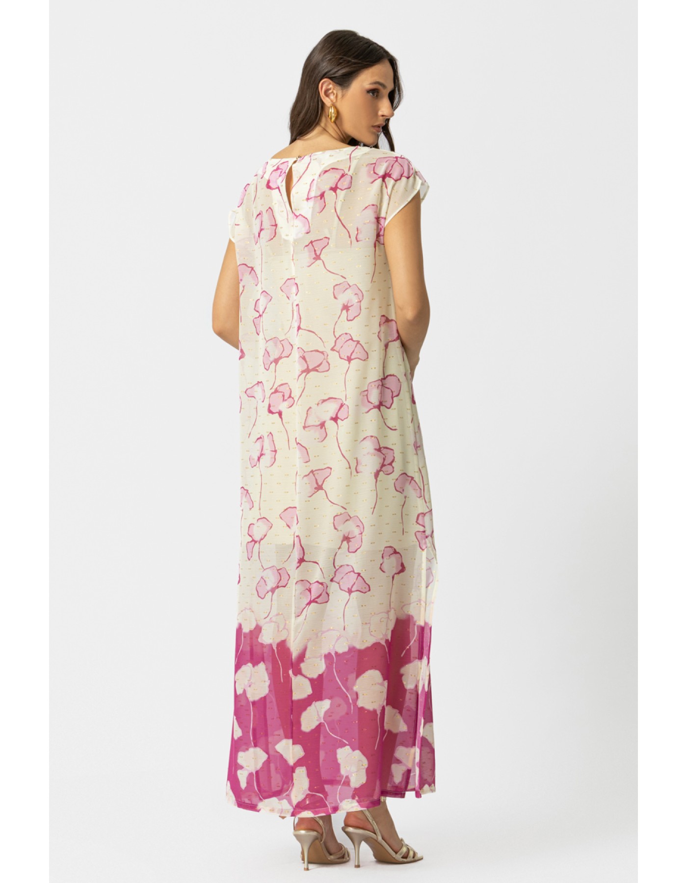 Φόρεμα διαφάνεια lurex Callas