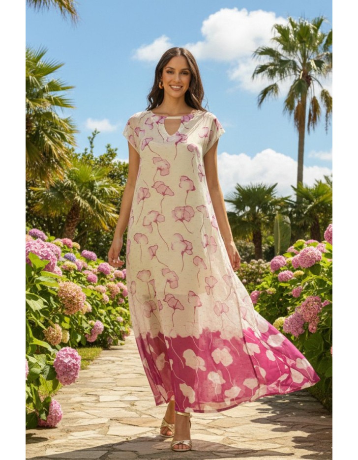 Φόρεμα διαφάνεια lurex Callas