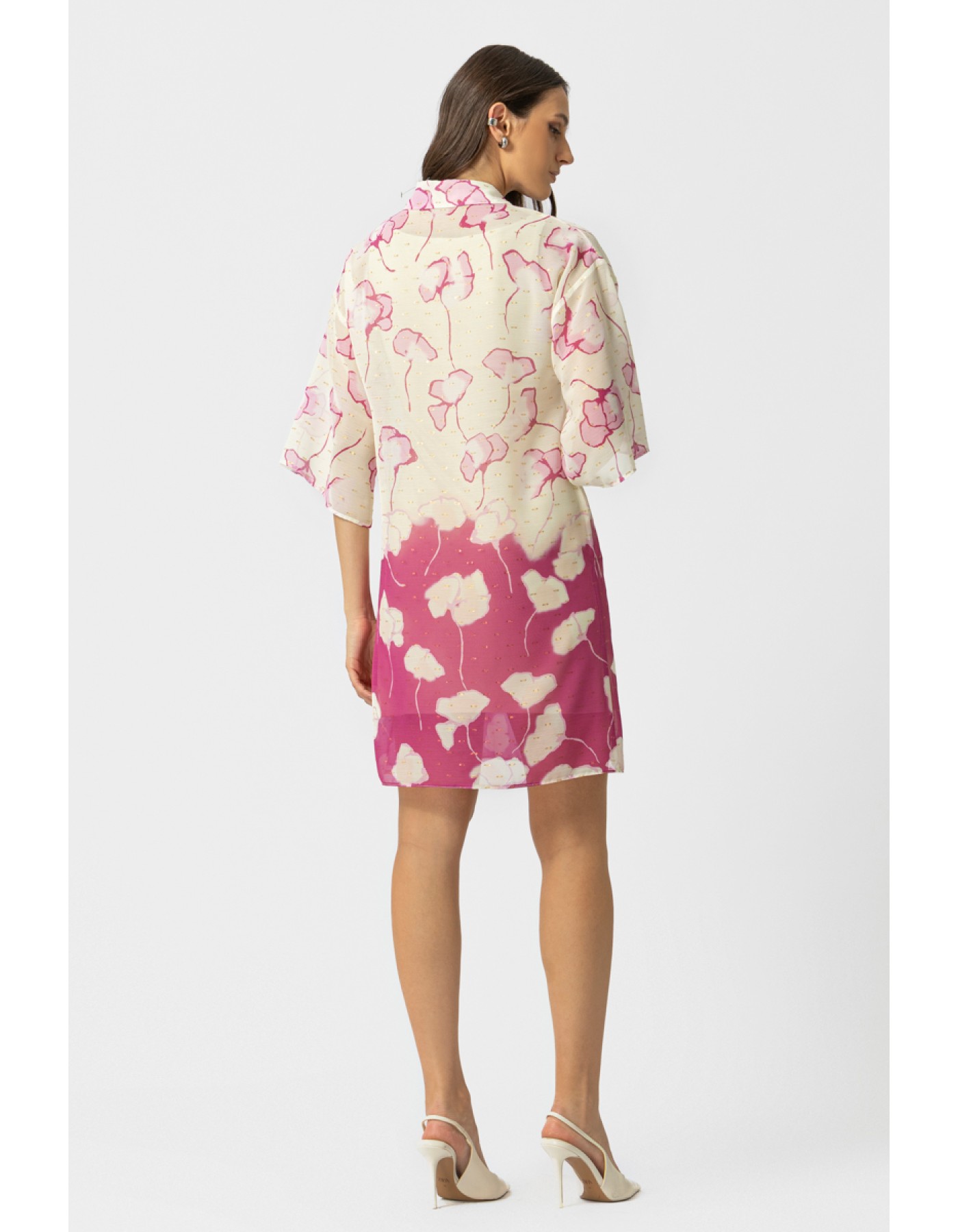 Φόρεμα διαφάνεια μεσοφώρι Cylia