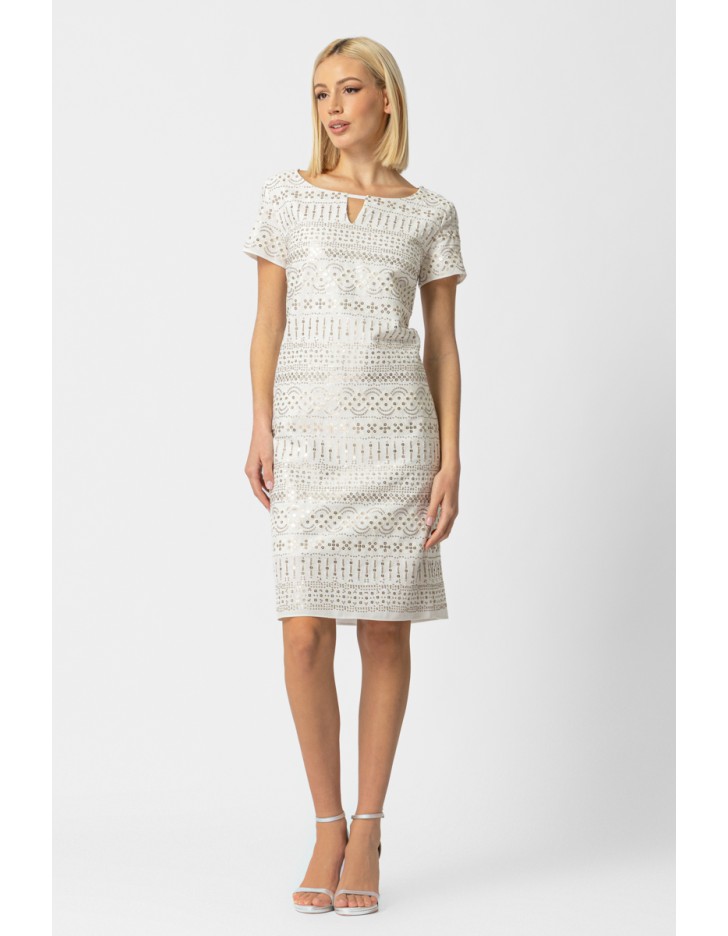 Φόρεμα βουάλ παγιέτα