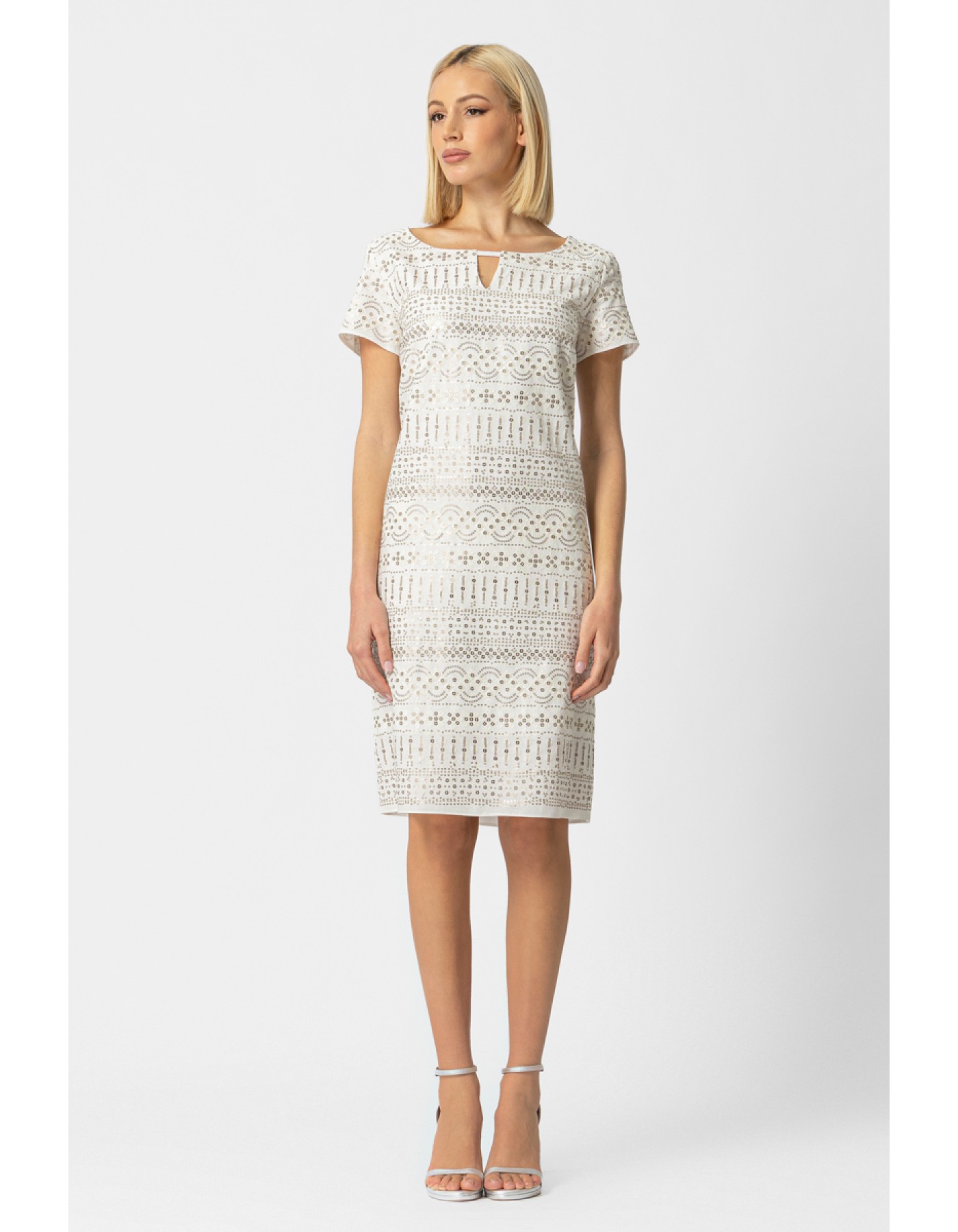 Φόρεμα βουάλ παγιέτα