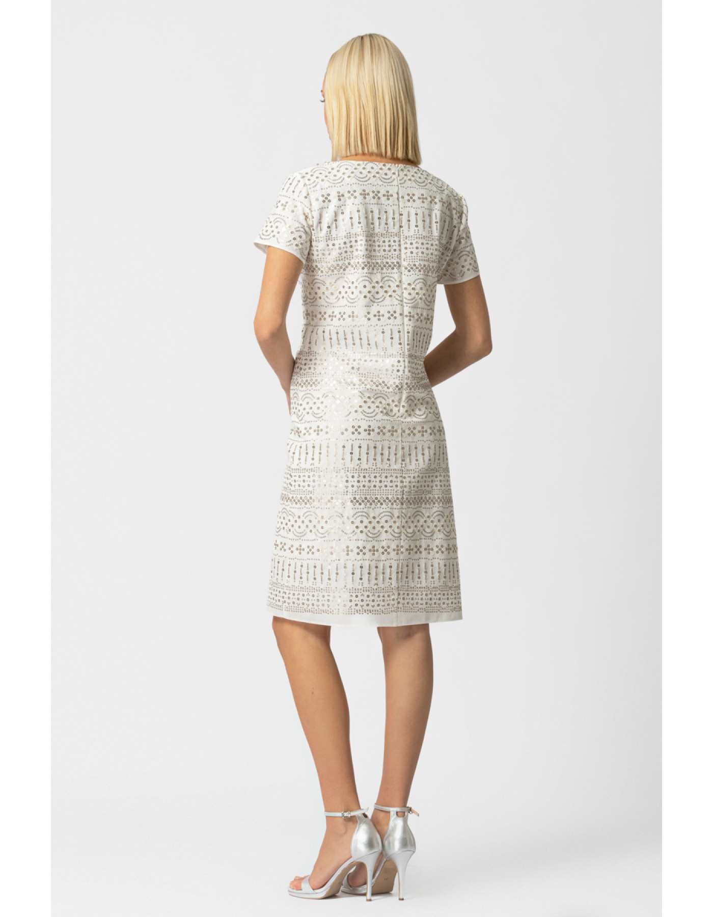 Φόρεμα βουάλ παγιέτα