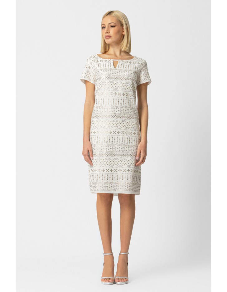 Φόρεμα βουάλ παγιέτα