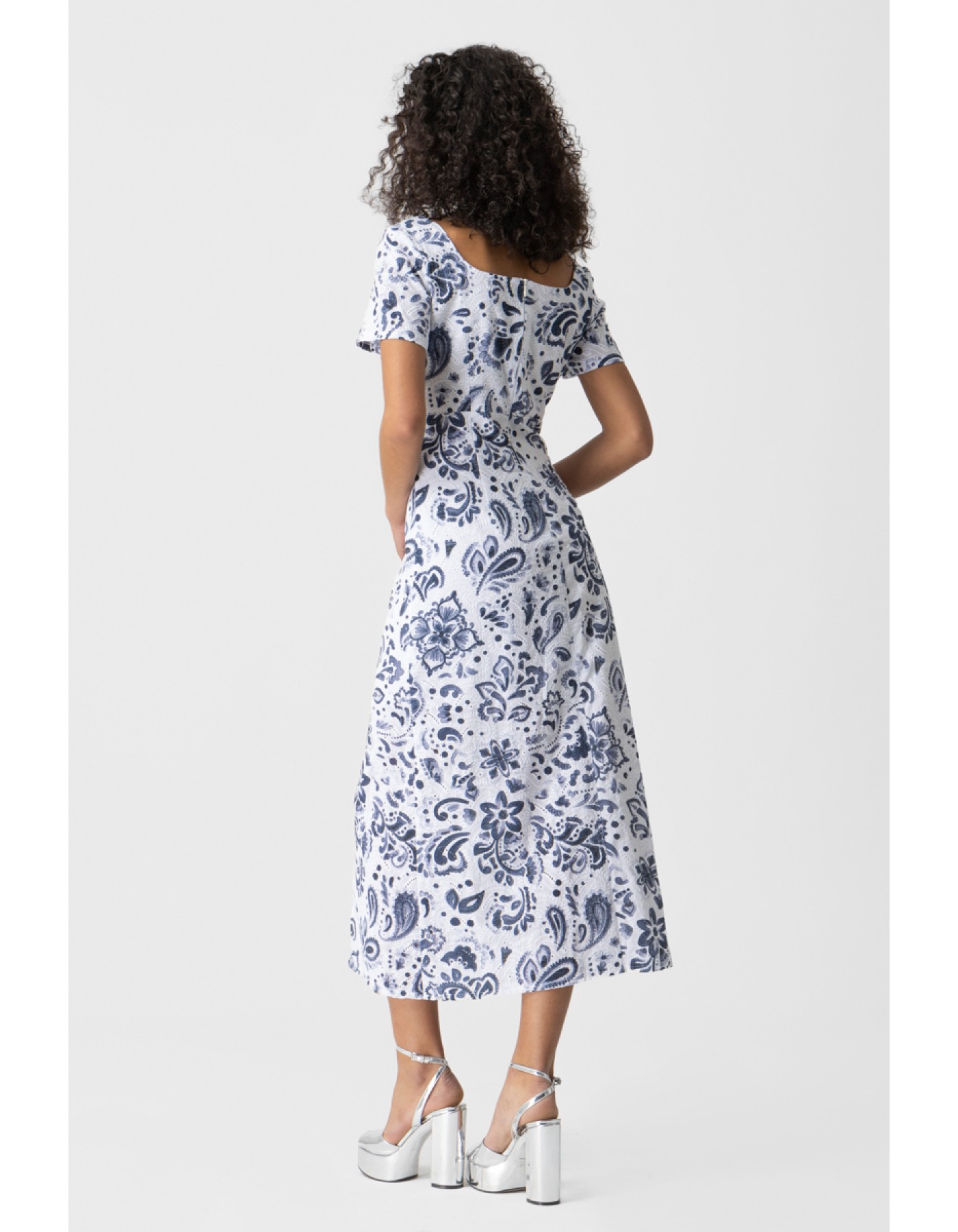 Φόρεμα Broderie Εμπριμέ Layla