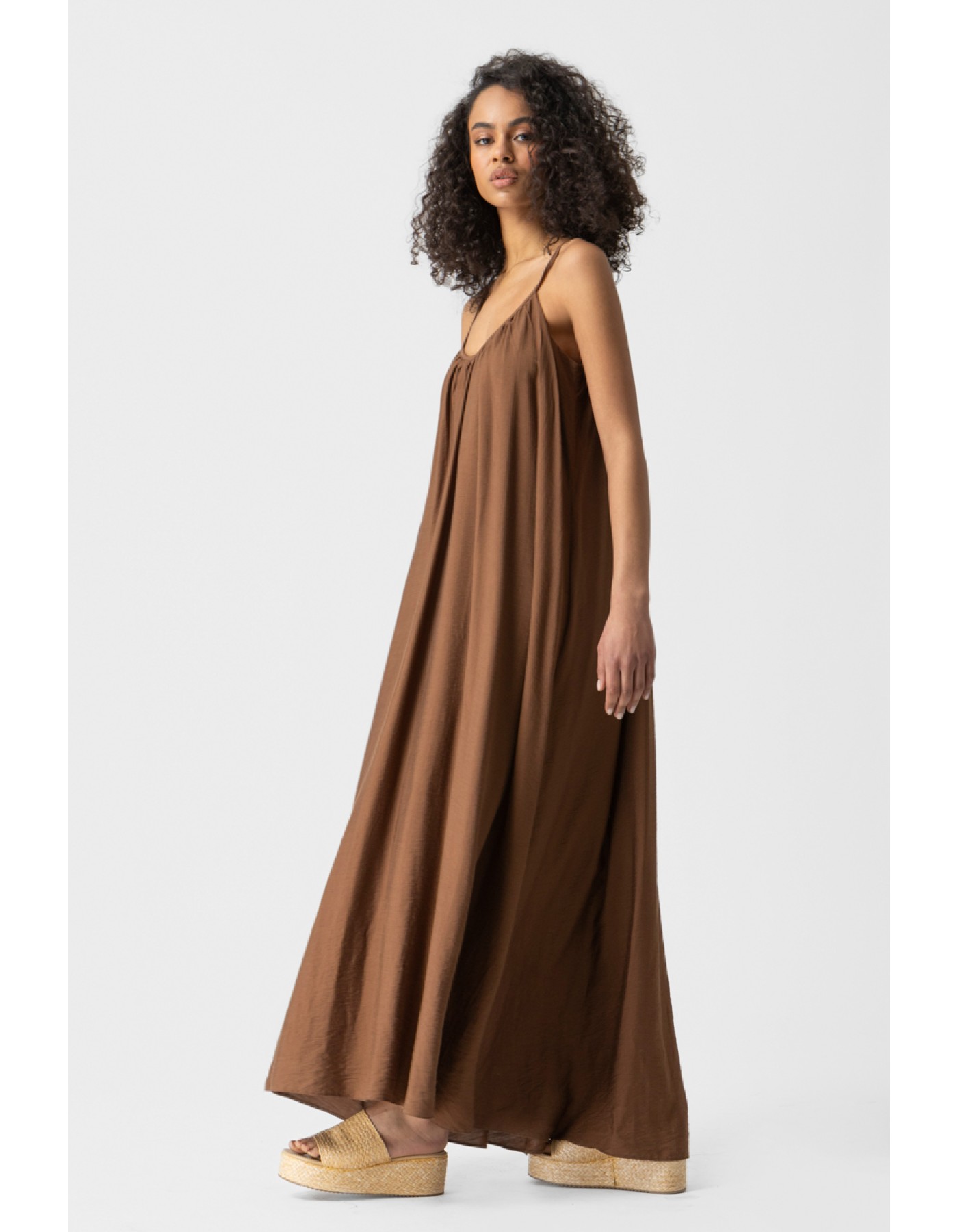 Φόρεμα αμάνικο Silky