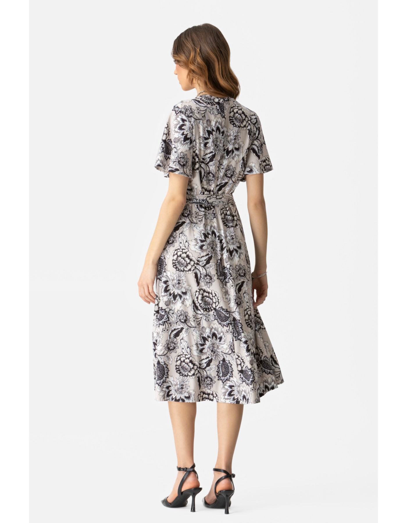 Φόρεμα ελαστικό δετό Yulia