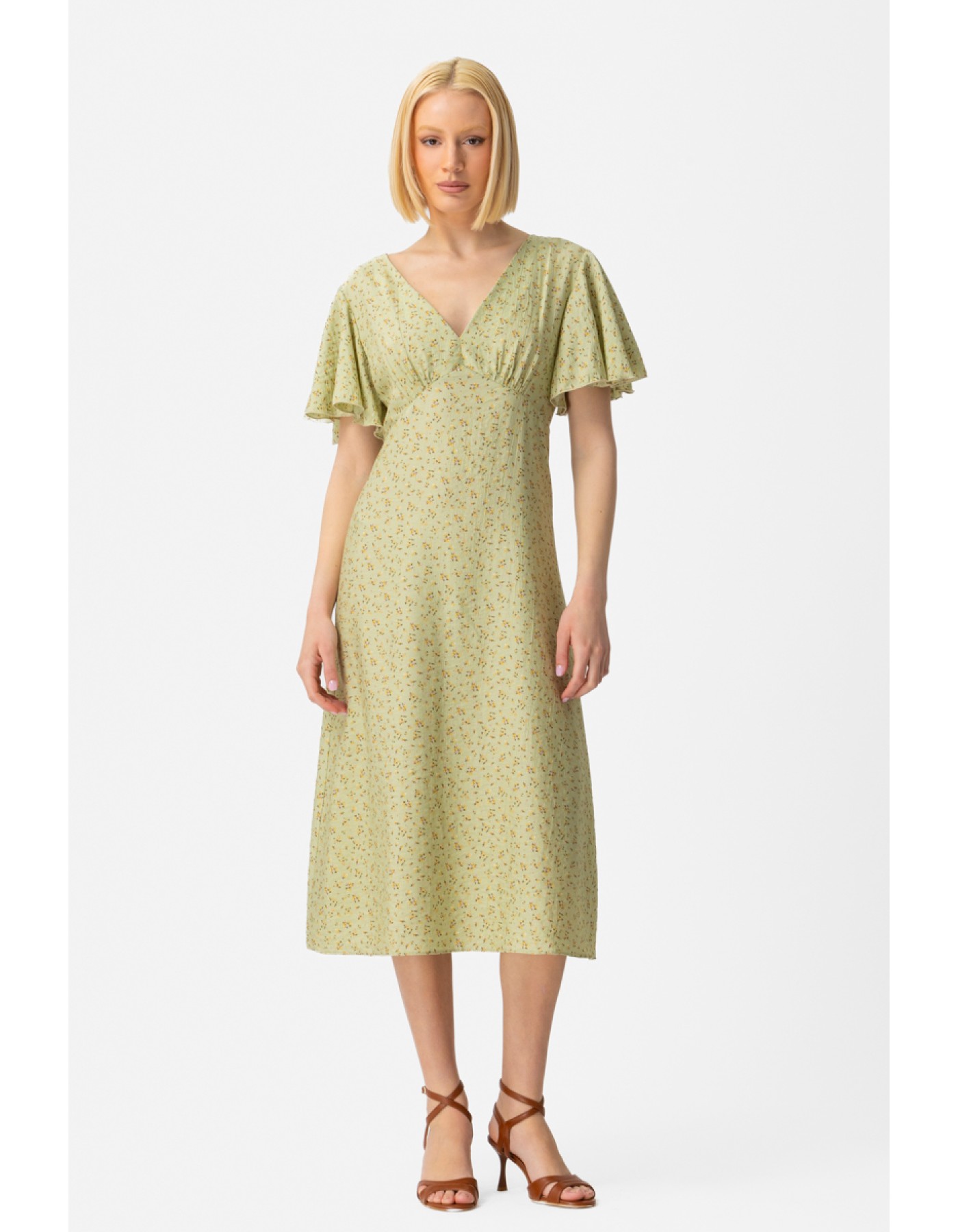 Φόρεμα Floral Viscosa
