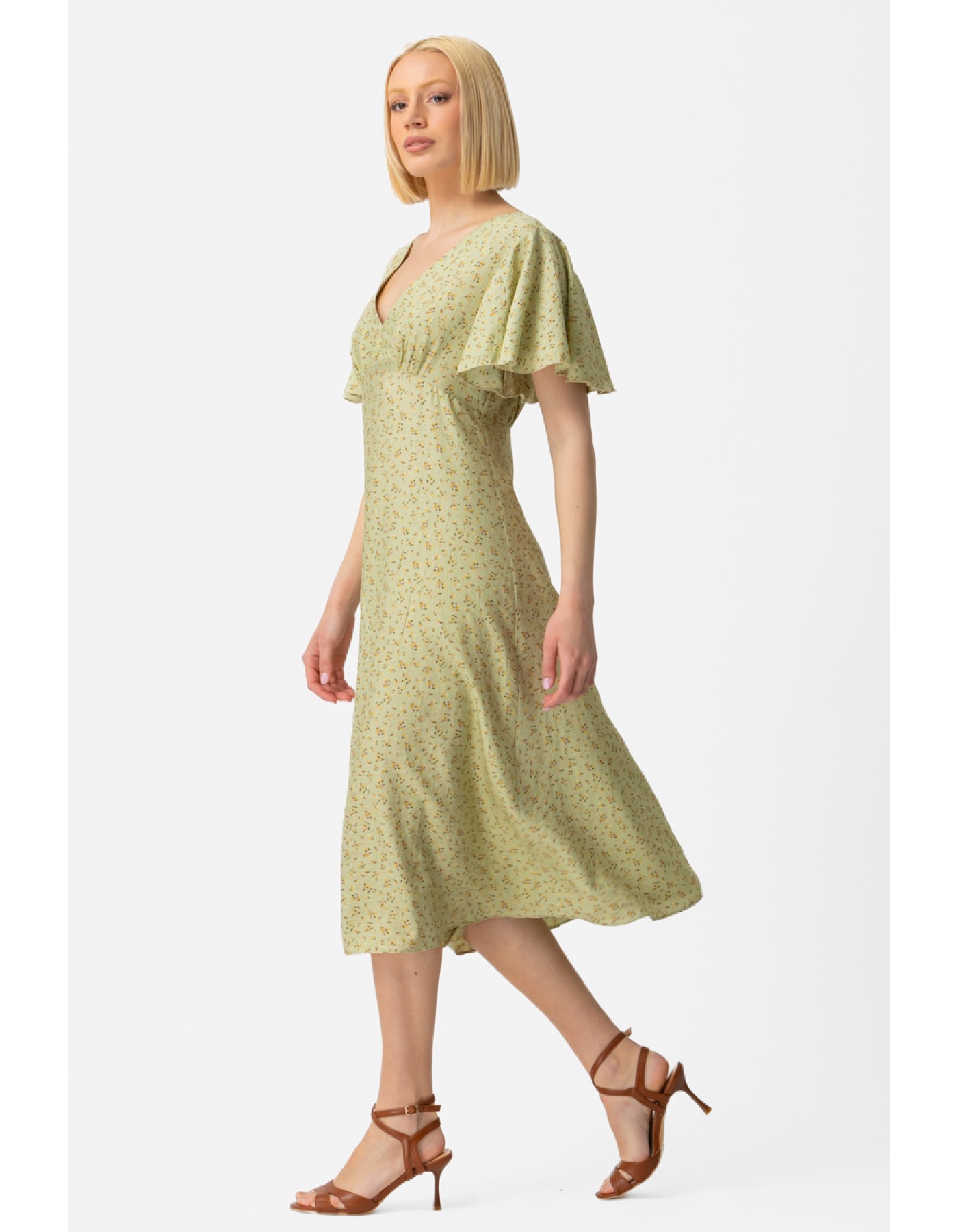 Φόρεμα Floral Viscosa