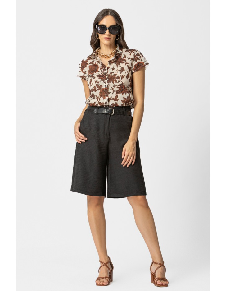 Πουκάμισο εμπριμέ βουάλ