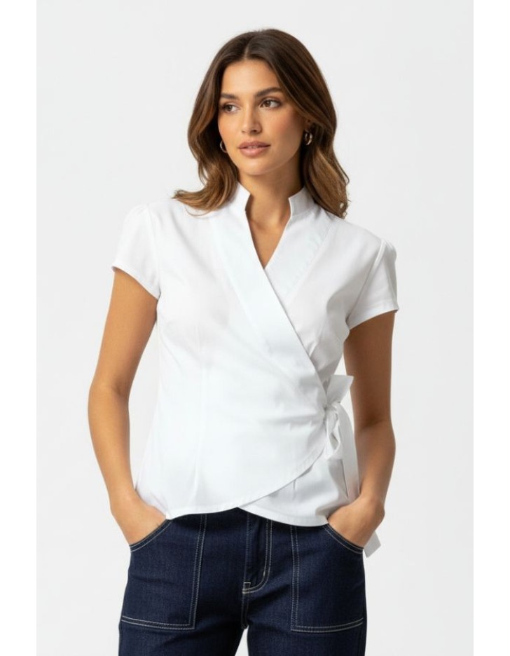 Πουκάμισο κρουαζέ ποπλίνα