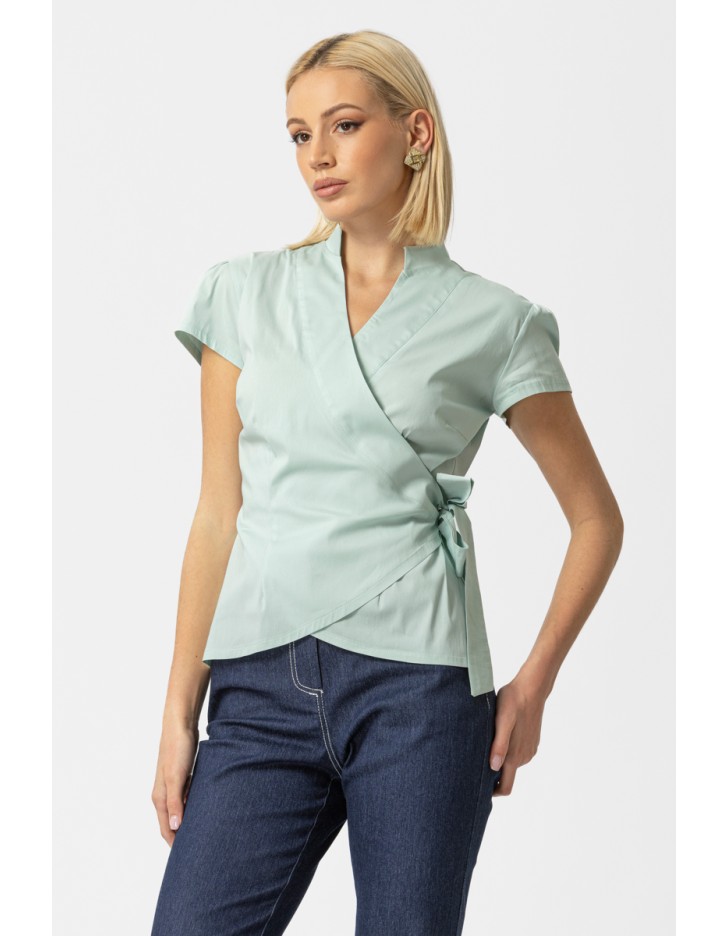 Πουκάμισο κρουαζέ ποπλίνα