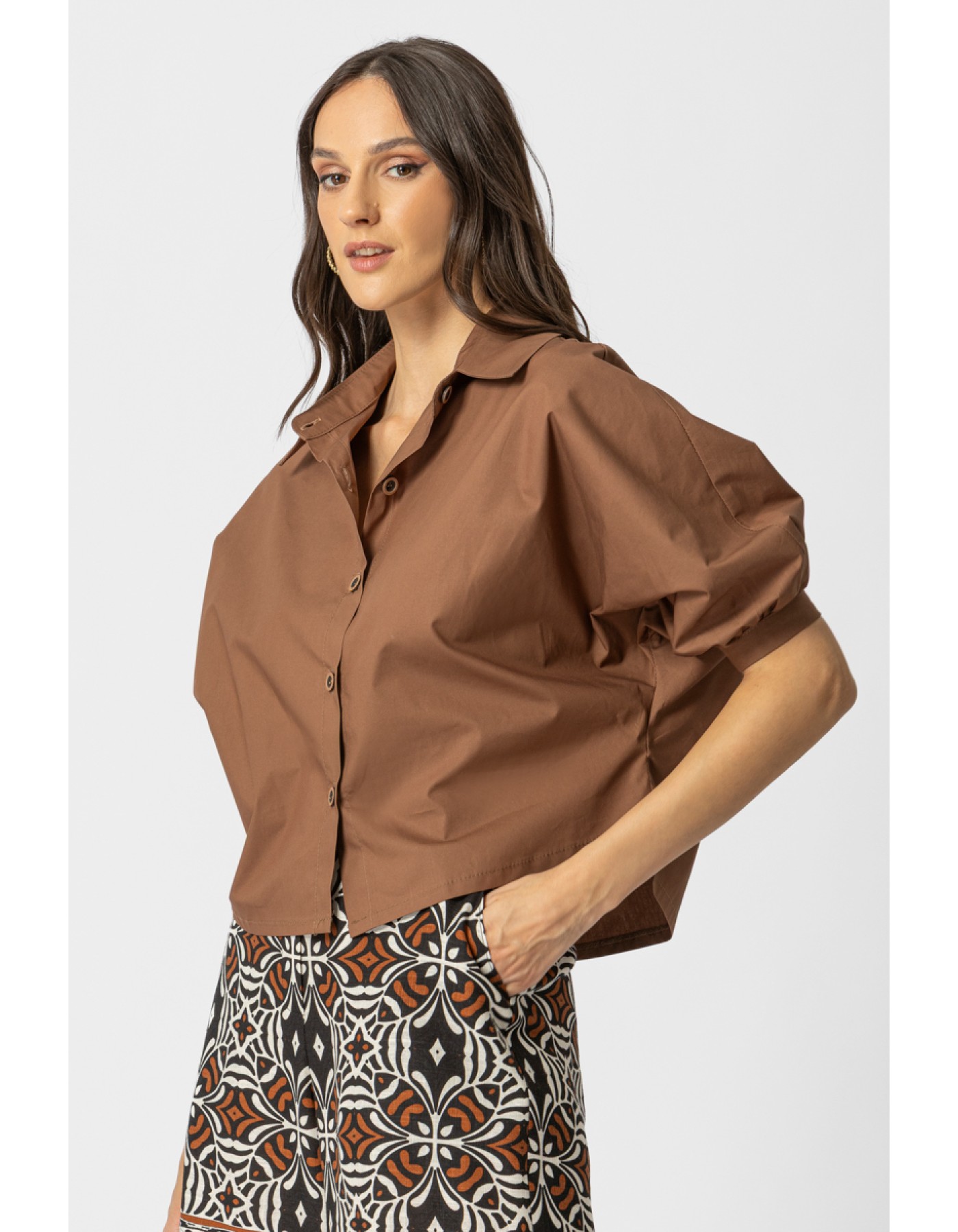 Πουκάμισο ποπλίνα Travel