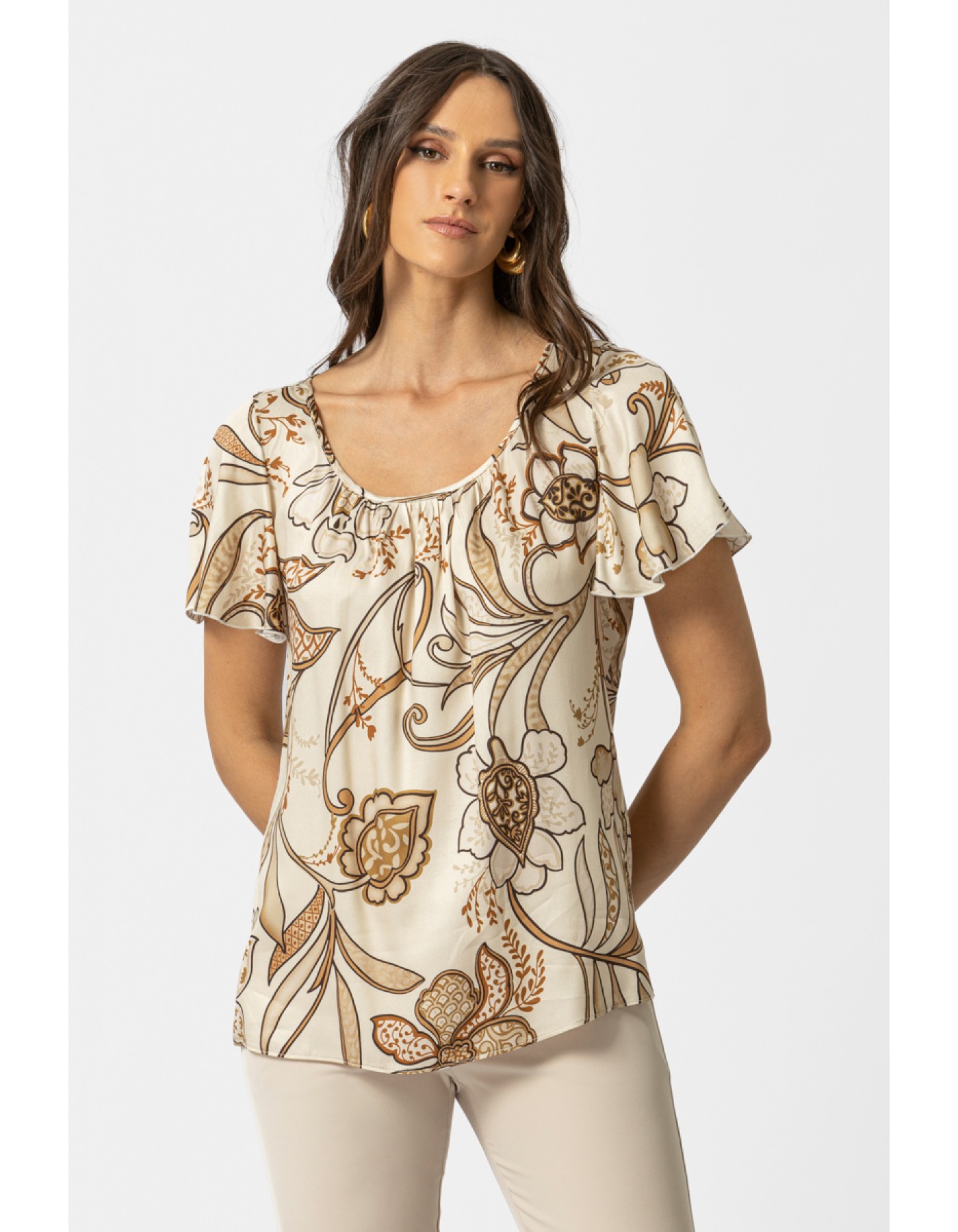 Μπλούζα eco-σατέν Raso Foxy