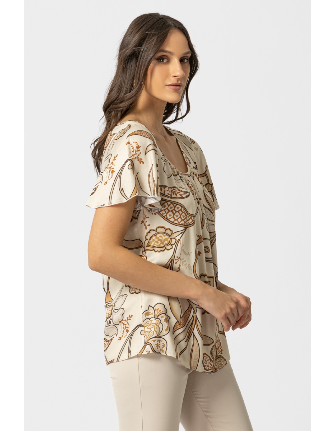 Μπλούζα eco-σατέν Raso Foxy