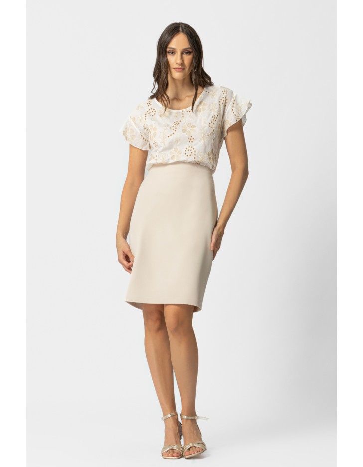 Μπλούζα Cotton Κέντημα