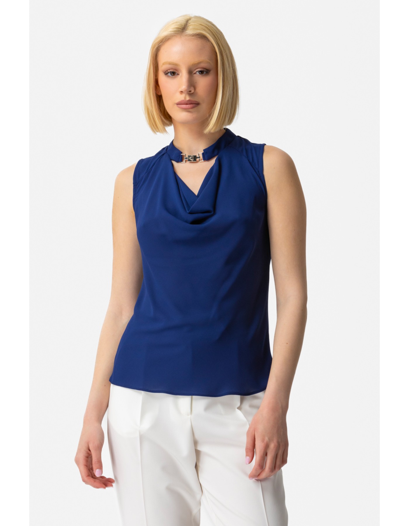 Μπλούζα ζορζέτα υλικό