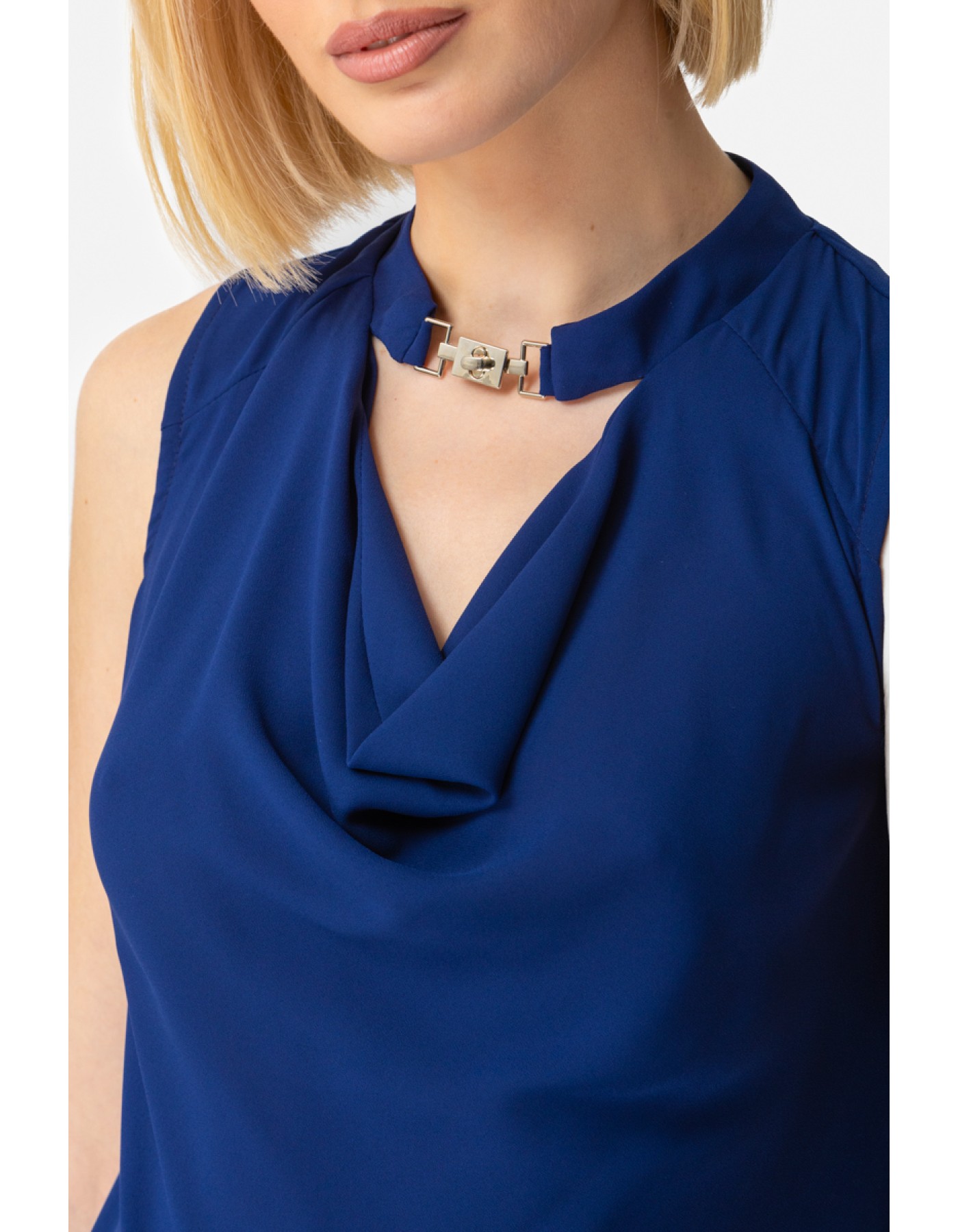 Μπλούζα ζορζέτα υλικό